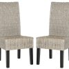 Furniture * | Classical Arjun 18"H Wicker Dining Chair In Antique Grey Safavieh Sea8013B-Set2