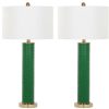 Lamps * | Shop New Ollie 31.5-Inch H Faux Alligator Table Lamp (Set Of 2) Safavieh Lit4404B-Set2