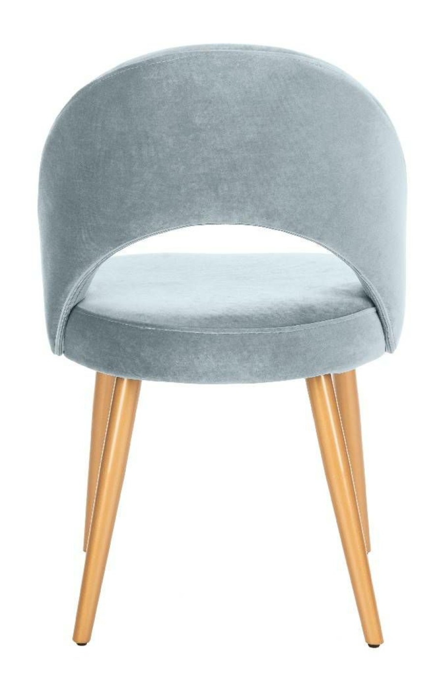 Furniture * | Best Sale Giani Retro Dining Chair In Slate Blue/Gold Safavieh Dch6201B-Set2