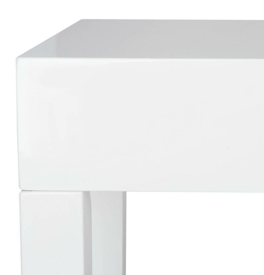 Living Furniture * | With Discount Kayson Mid Century Scandinavian Lacquer Console Table Safavieh Fox4204A