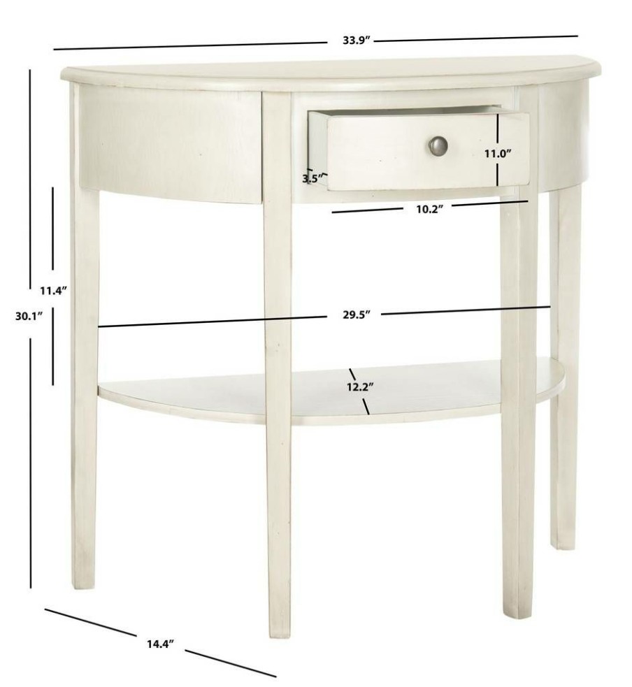 Living Furniture * | Hot Sale Abram Console Safavieh Amh6636A