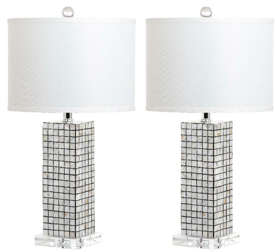 Lamps * | Closeout Sale Skagway 25.5-Inch H Table Lamp (Set Of 2) Safavieh Lit4289A-Set2