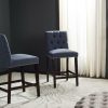 Furniture * | Featured Norah Counter Stool In Navy/Espresso (Set Of 2) Safavieh Fox6209C-Set2