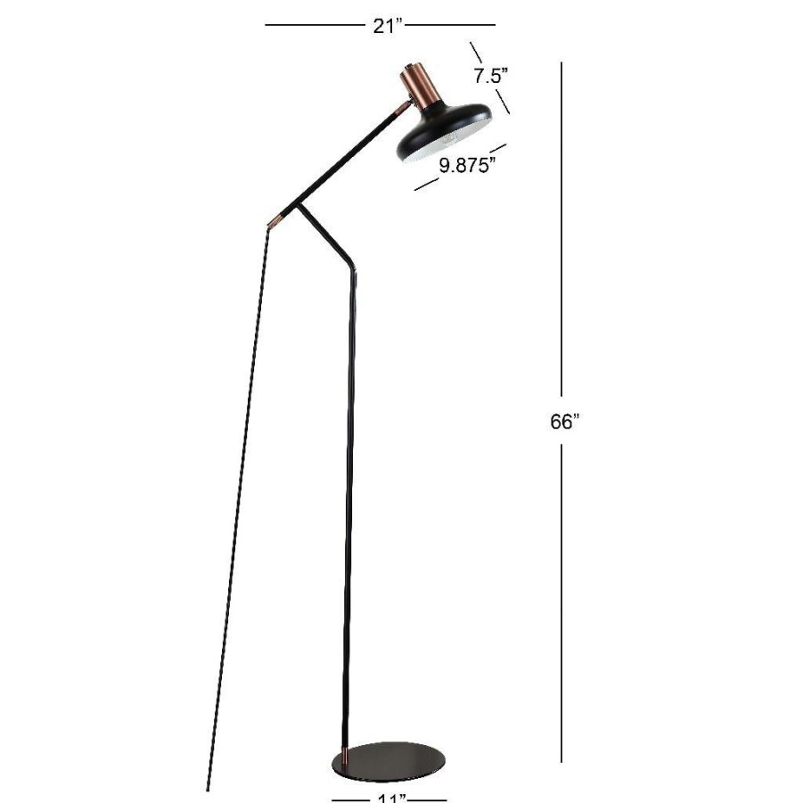 Lamps * | Sale Amia Floor Lamp Safavieh Fll4043A