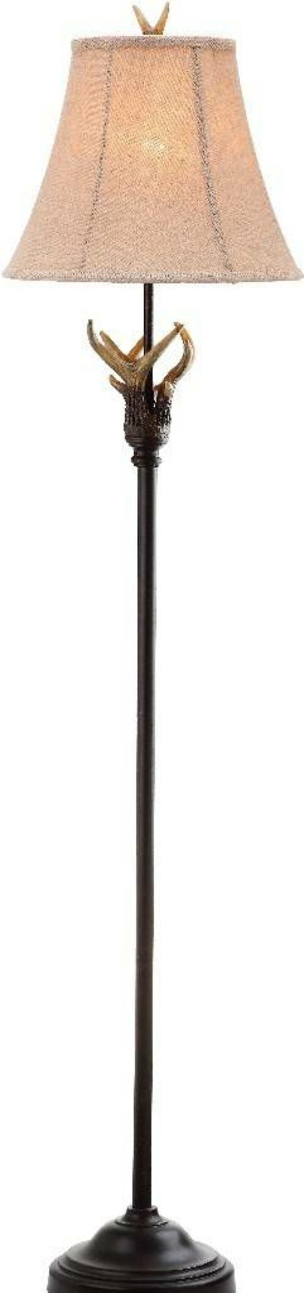 Lamps * | Closeout Sale Sundance 62-Inch H Faux Antler Floor Lamp Safavieh Lit4139A