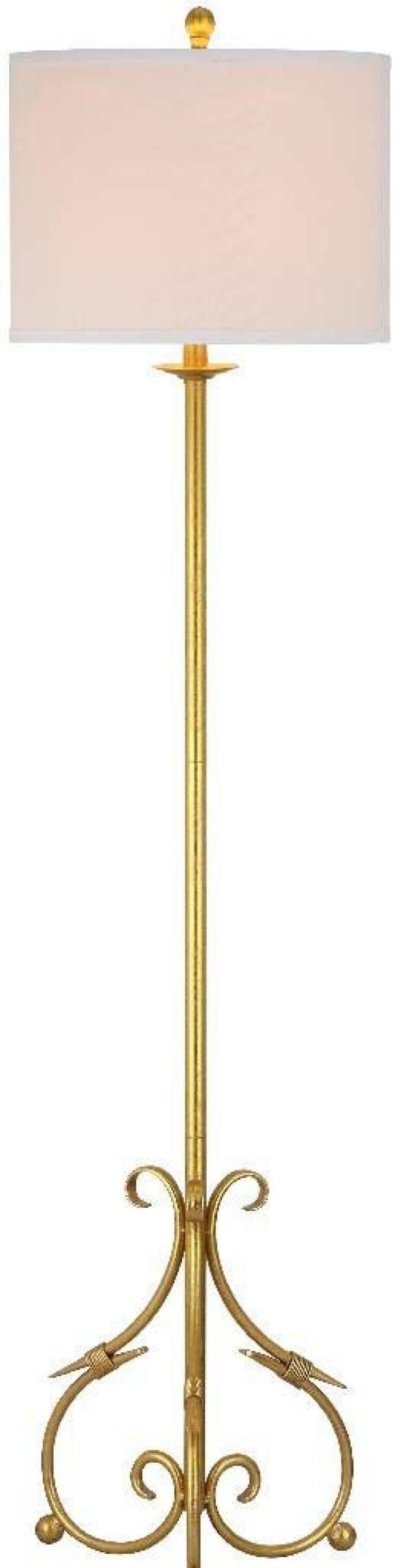 Lamps * | Top Selling Elisa 60-Inch H Baroque Floor Lamp Safavieh Lit4346A