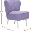 Living Furniture * | Outlet Morgan Accent Chair In Lavender/Eggshell Safavieh Mcr4548C