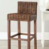 Furniture * | Best Sale Cypress Bar Stool In Brown Safavieh Fox6502A