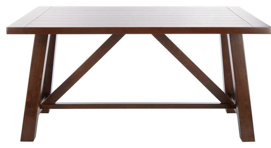 Furniture * | Quick Delivery Ainslee Rectangle Dining Table Safavieh Dtb9217A