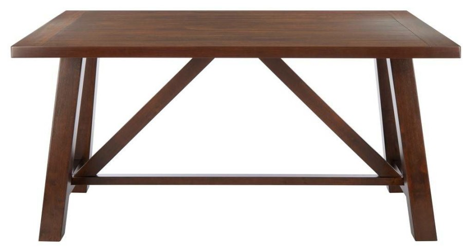 Furniture * | Quick Delivery Ainslee Rectangle Dining Table Safavieh Dtb9217A