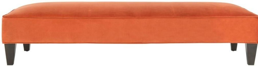 Living Furniture * | Discounts Harlow Lounging Bench Safavieh Mcr4669A