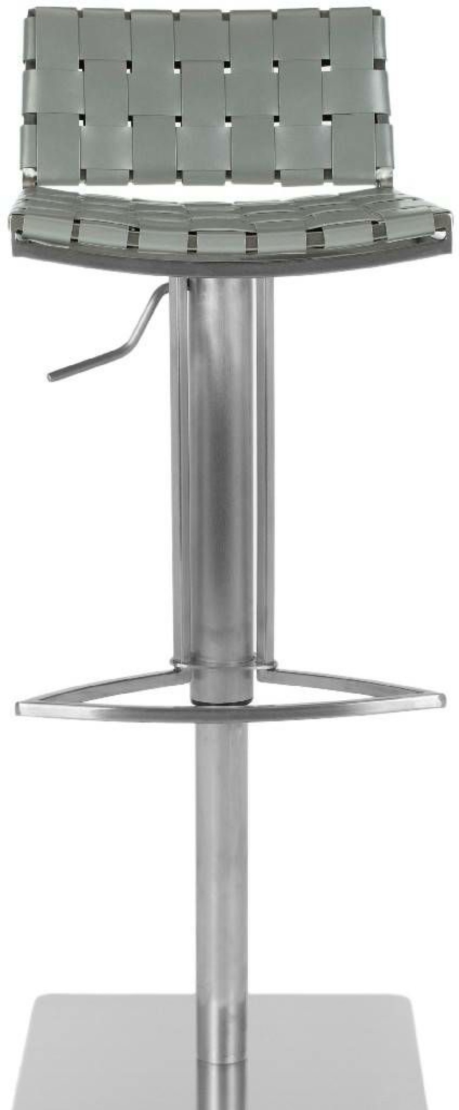 Furniture * | Promotions Mitchell Gas Lift Swivel Bar Stool In Grey Safavieh Fox3001D