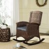 Living Furniture * | Promotions Verona Rocking Chair In Brown Safavieh Sea8034B