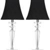 Lamps * | Best Sellers Harlow 26.5-Inch H Crystal Table Lamp (Set Of 2) Safavieh Lit4048A-Set2