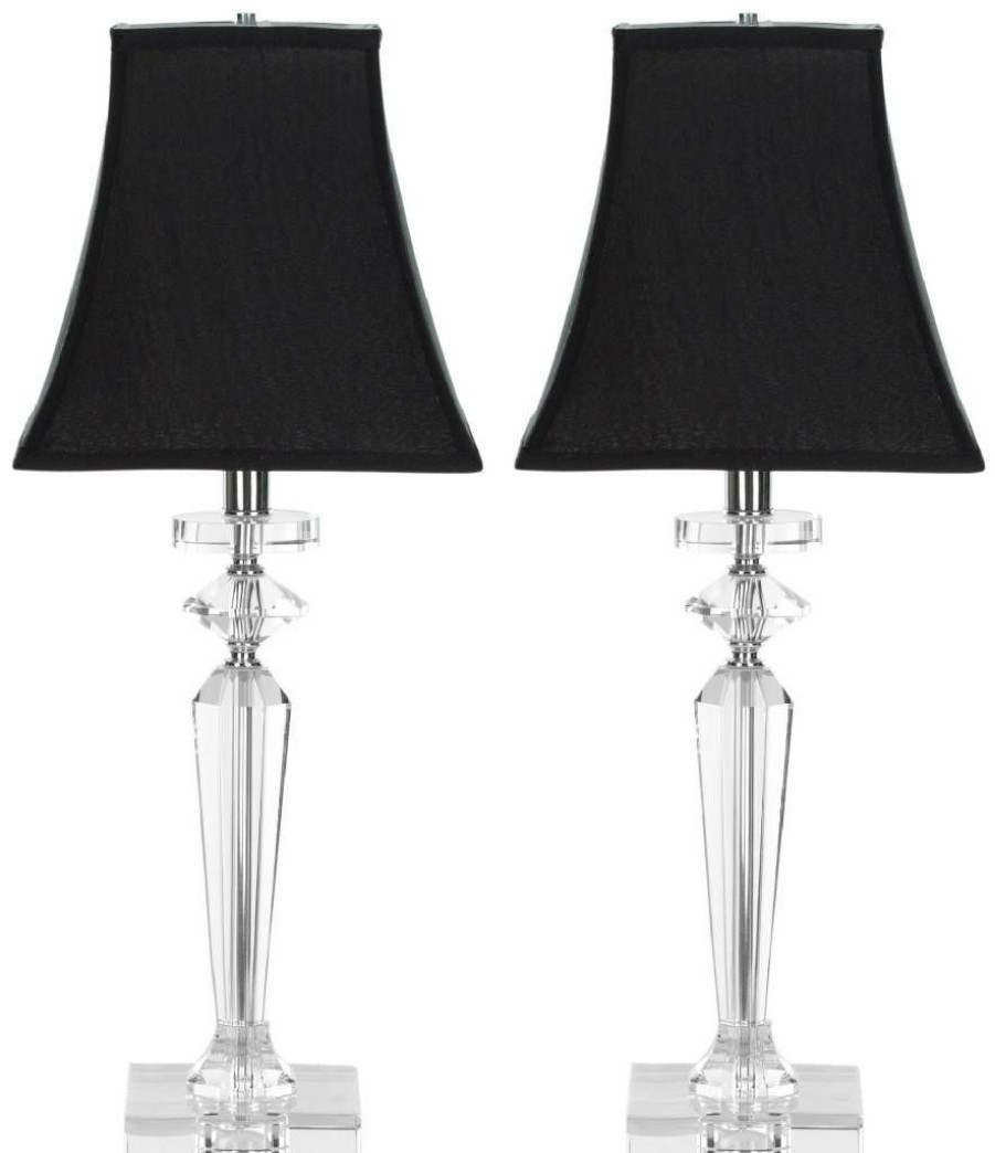 Lamps * | Best Sellers Harlow 26.5-Inch H Crystal Table Lamp (Set Of 2) Safavieh Lit4048A-Set2