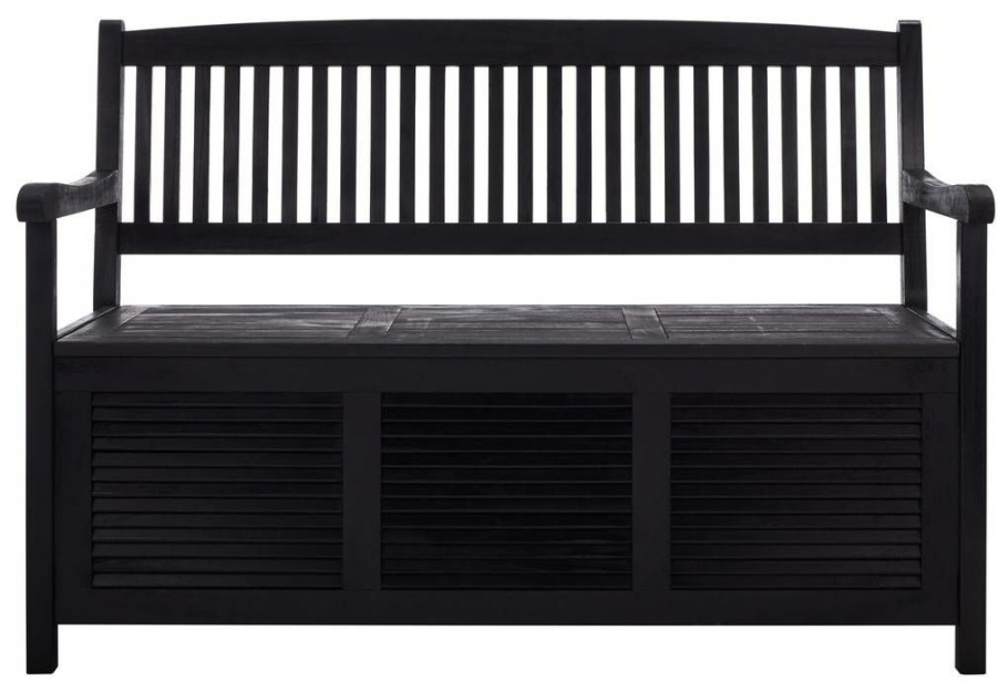 Living Furniture * | Excellent Quality Brisbane Storage Bench Safavieh Pat7017D