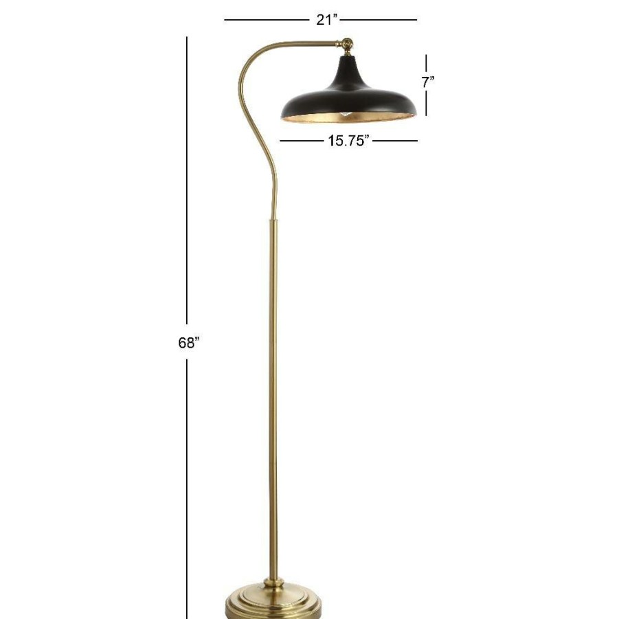 Lamps * | Promotion Stefan Floor Lamp Safavieh Fll4046A