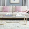 Living Furniture * | Shoping Lucille Coffee Table In Gold Safavieh Fox2549A