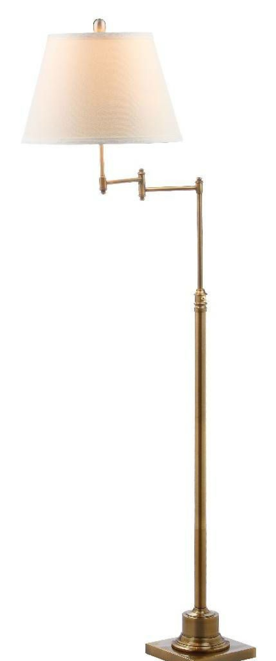 Lamps * | With Discount Ingram 68.5 -Inch H Adjustable Swivel Floor Lamp Safavieh Lit4301A