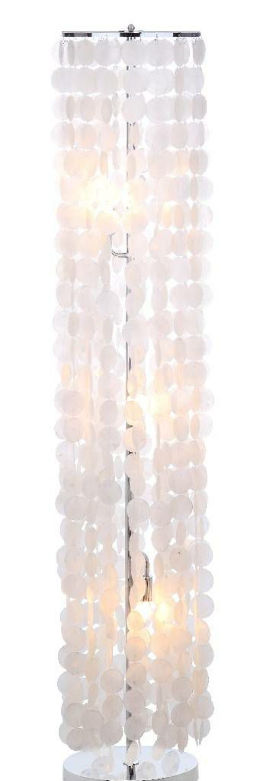 Lamps * | Closeout Sale Illumina 3 Light Capiz 60-Inch H Floor Lamp Safavieh Lit4483A