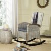 Living Furniture * | Hot Sell Verona Rocking Chair In Antique Grey Safavieh Sea8034A