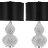 Lamps * | New Nicole 24.5-Inch H Bead Base Lamp (Set Of 2) Safavieh Lit4014A-Set2