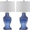 Lamps * | Shop New Glass 29-Inch H Bottom Lamp (Set Of 2) Safavieh Lit4156C-Set2