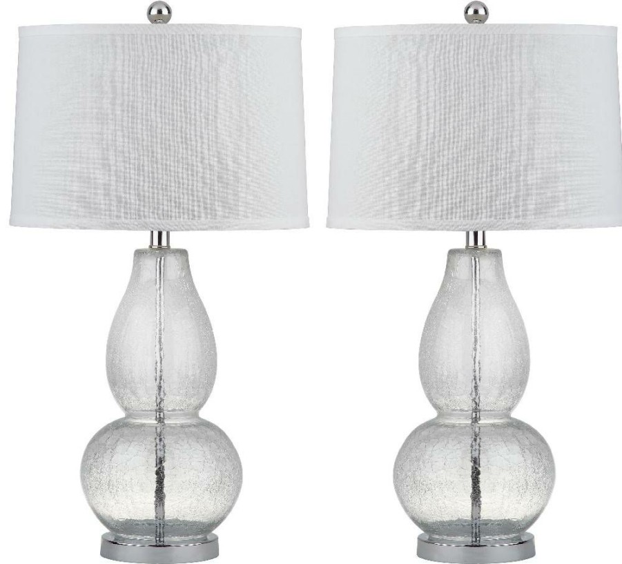 Lamps * | Best Sale Mercurio 28.5-Inch H Double Gourd Lamp (Set Of 2) Safavieh Lit4155A-Set2