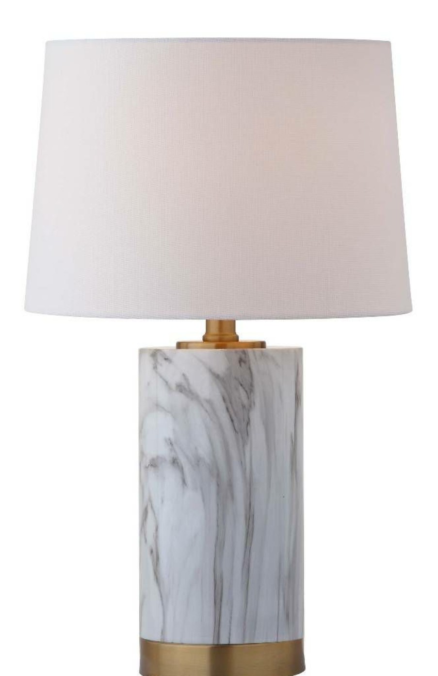 Lamps * | Promotions Clarabel Marble 18.25-Inch H Table Lamp Safavieh Tbl4043A