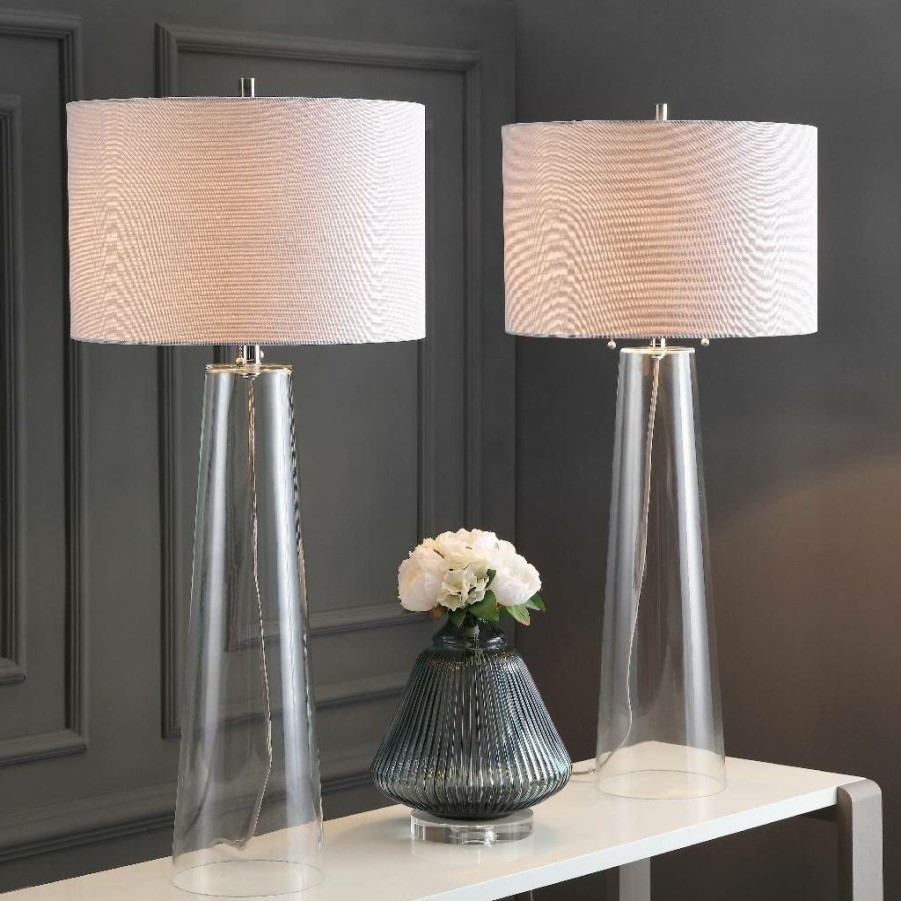 Lamps * | New Myrtle 38.125-Inch H Table Lamp (Set Of 2) Safavieh Lit4396A-Set2