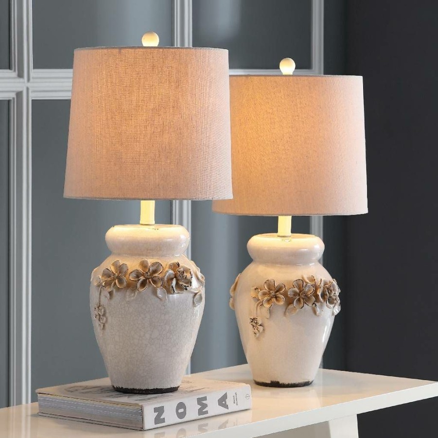 Lamps * | Sale Marquesa 24-Inch H Vase Lamp (Set Of 2) Safavieh Lit4043A-Set2