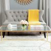 Living Furniture * | Classical Antwan Coffee Table In Gold Safavieh Fox2547A