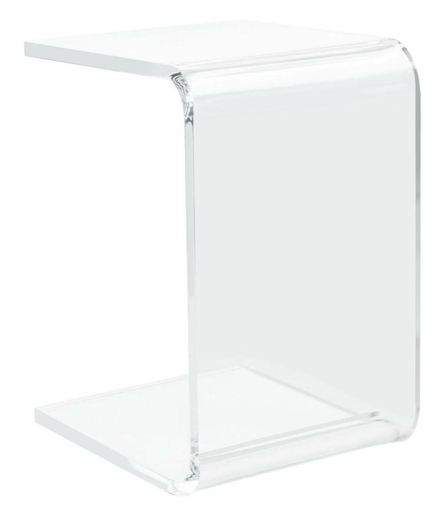 Living Furniture * | Quick Delivery Upton Acrylic Side Table Safavieh Acc8001A