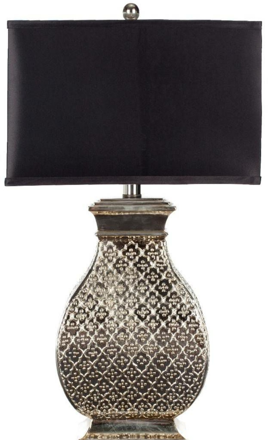 Lamps * | Sale Malaga 29-Inch H Silver Table Lamp Safavieh Lits4064A