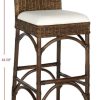 Furniture * | Hot Sell Fremont Bar Stool In Brown/Eggshell Safavieh Fox6532C