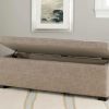 Living Furniture * | Online Madison Storage Bench Large In Stone/Black Safavieh Hud8226M