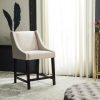 Furniture * | Best Sale Dylan Counter Stool In Beige/Espresso Safavieh Fox6221A