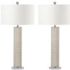 Lamps * | Best Sellers Ollie 31.5-Inch H Faux Snakeskin Table Lamp (Set Of 2) Safavieh Lit4404G-Set2