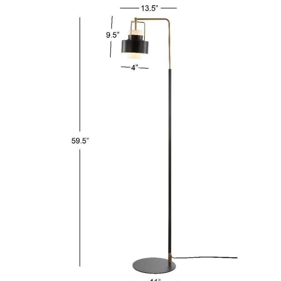 Lamps * | Online Sale Brendon Floor Lamp Safavieh Fll4039A