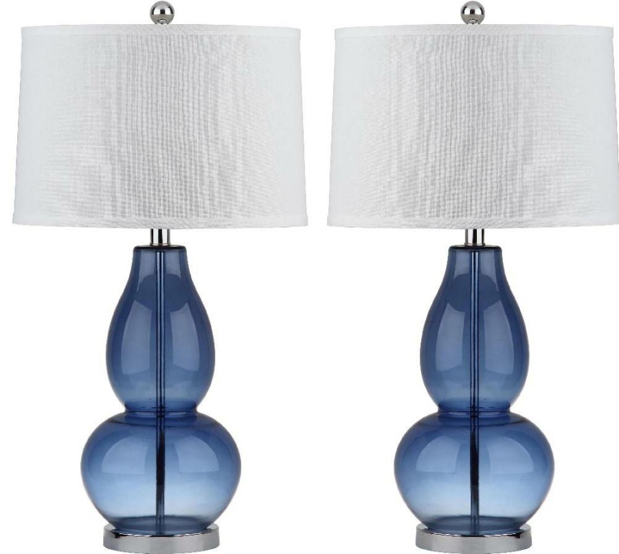 Lamps * | Online Sale Mercurio 28.5-Inch H Double Gourd Lamp (Set Of 2) Safavieh Lit4155C-Set2