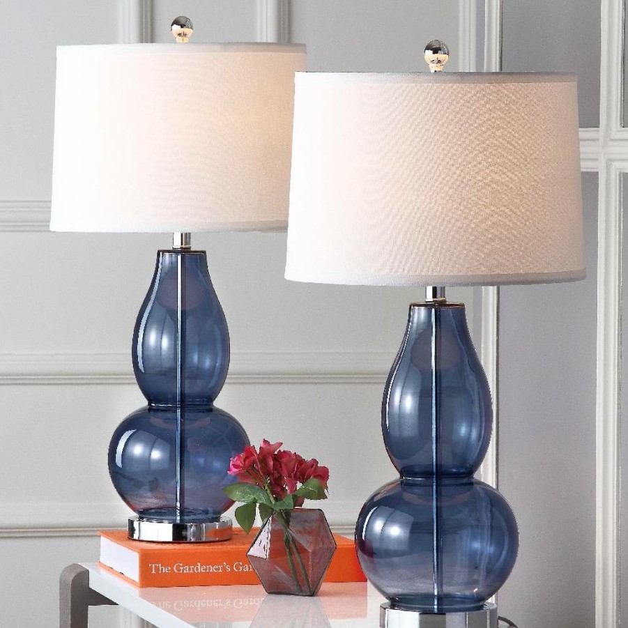 Lamps * | Online Sale Mercurio 28.5-Inch H Double Gourd Lamp (Set Of 2) Safavieh Lit4155C-Set2