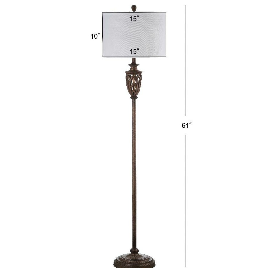 Lamps * | With Discount Marion 61-Inch H Floor Lamp Safavieh Lit4342A