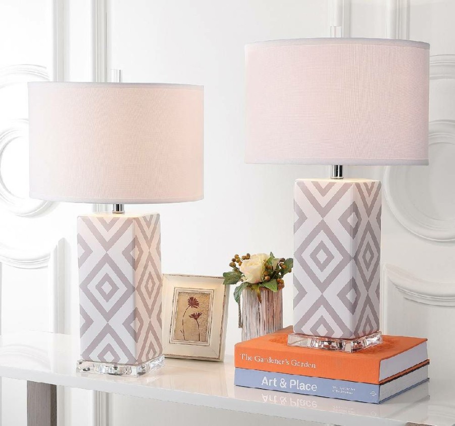 Lamps * | New In Diamonds 27-Inch H Table Lamp (Set Of 2) Safavieh Lit4135C-Set2