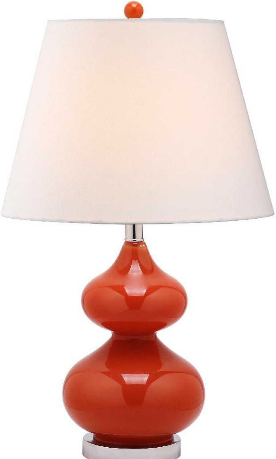 Lamps * | Promotions Eva 24-Inch H Double Gourd Glass Lamp Safavieh Lits4086D