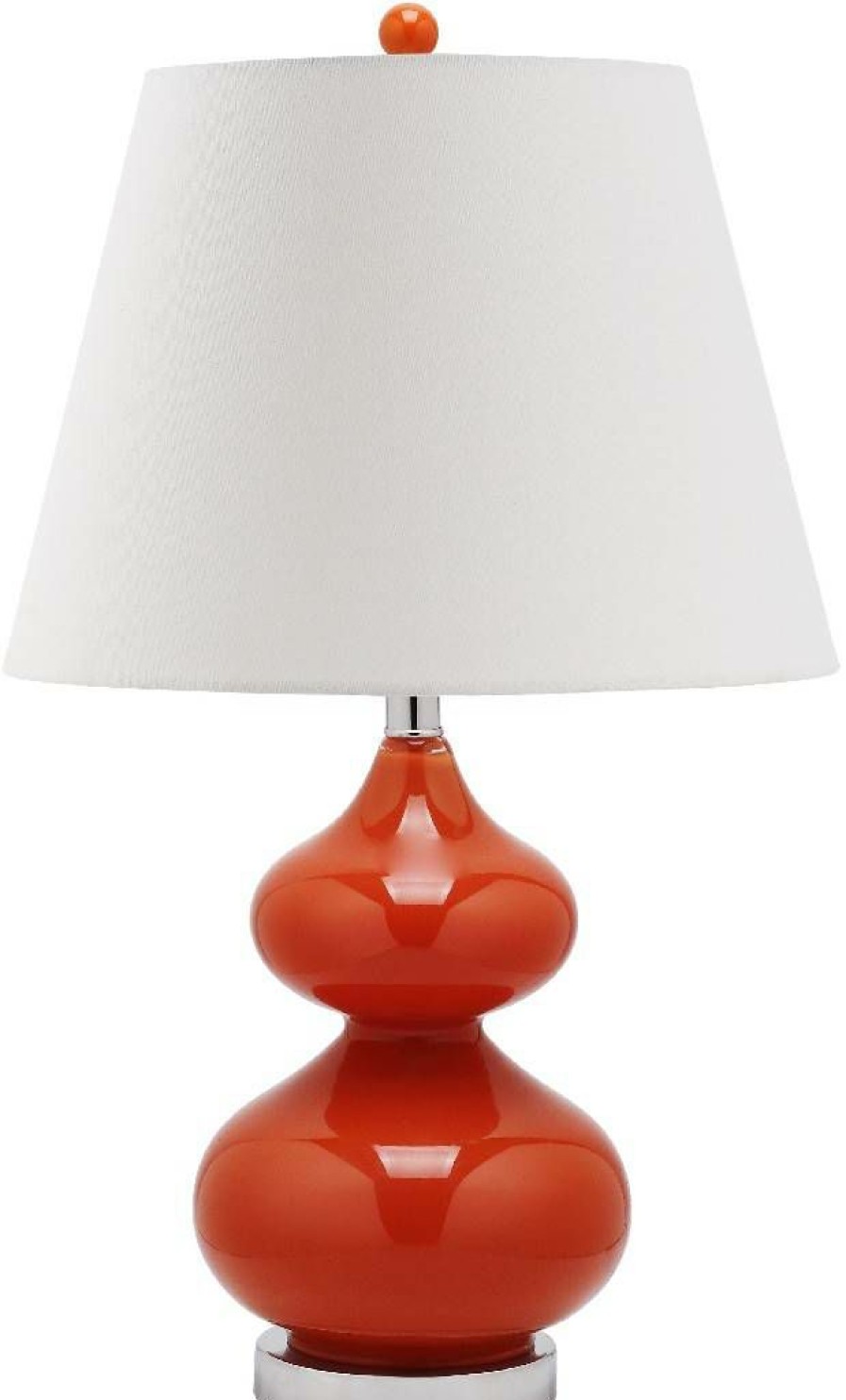 Lamps * | Promotions Eva 24-Inch H Double Gourd Glass Lamp Safavieh Lits4086D