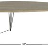 Living Furniture * | Limited Edition Wynton Retro Mid Century Wood Coffee Table In Oak/Black Safavieh Fox4215A