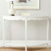 Living Furniture * | Exclusive Design Christina Console In Shady White Safavieh Amh6610A