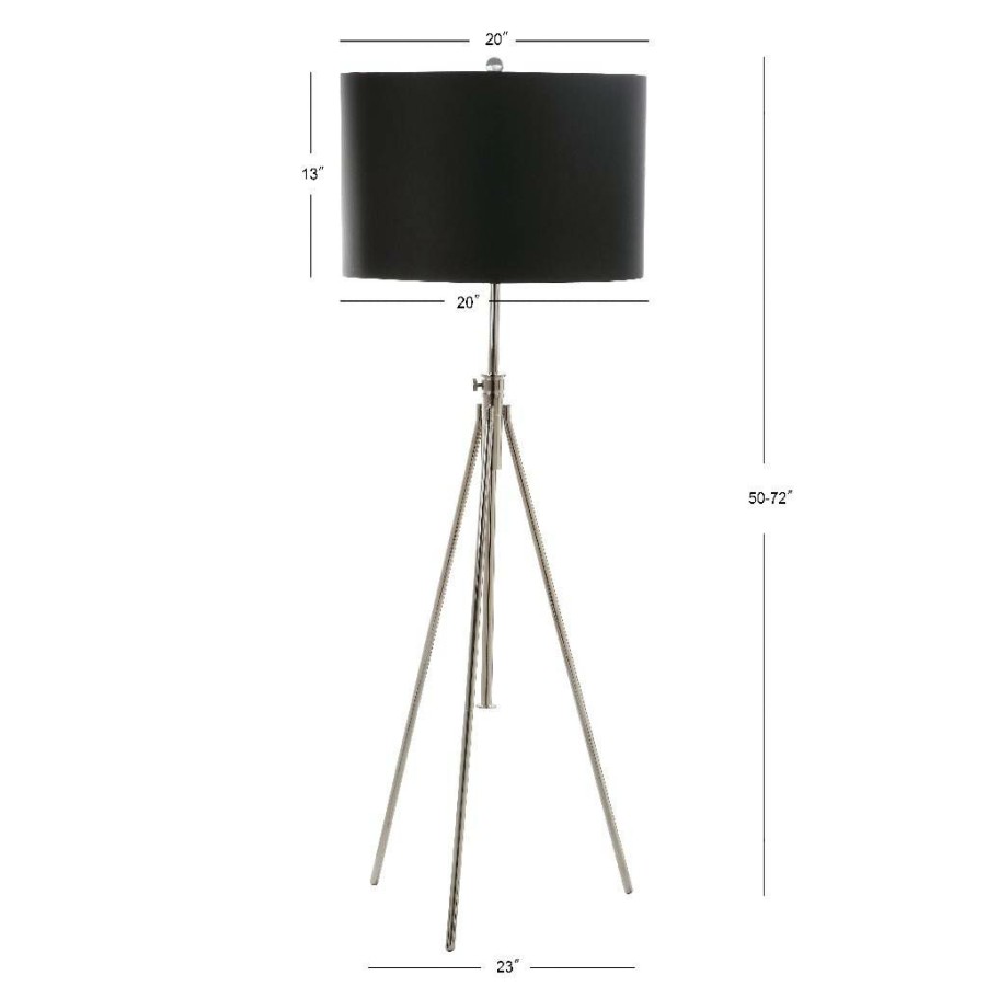 Lamps * | Sale Cipriana Adjustable Floor Lamp Safavieh Fll4007A