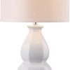 Lamps * | Offering Discounts Juniper 30-Inch H White Table Lamp Safavieh Lit4245C