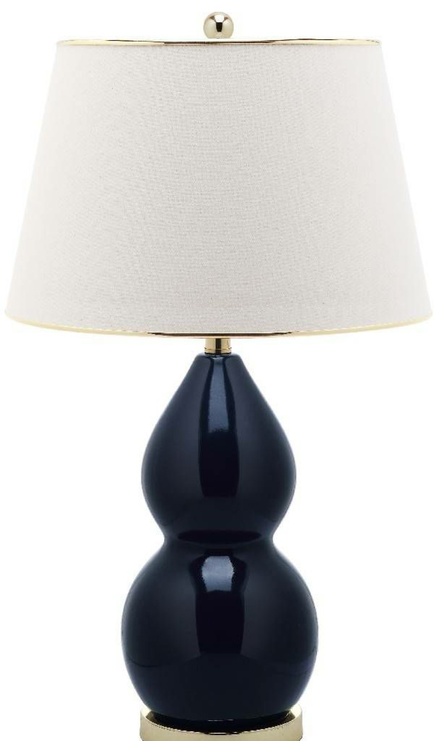 Lamps * | Sale Jill 26.5-Inch H Double- Gourd Ceramic Lamp Safavieh Lits4093B